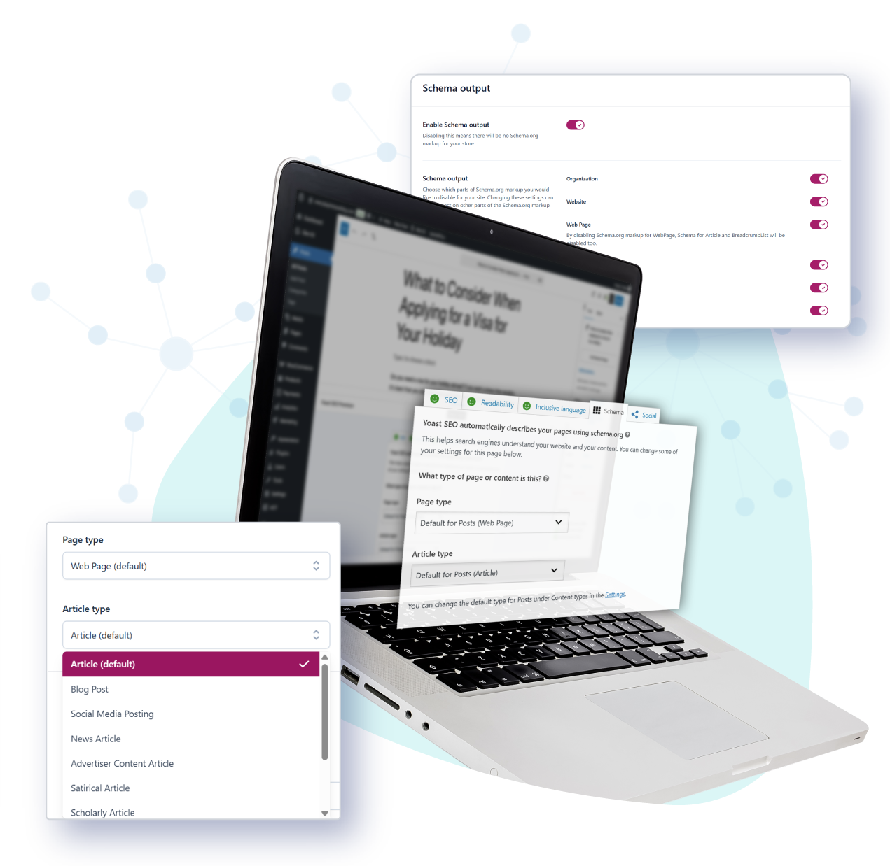 Yoast Schema feature illustration