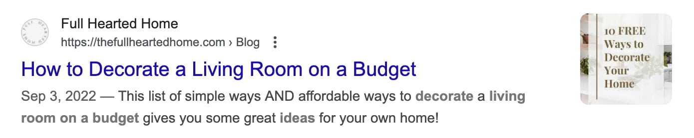 an example of a meta description with an attractive writing style