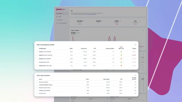 Site Kit by Google integration available for all Yoast customers 